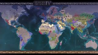 Europa Universalis IV  AI Only Timelapse 2  1207  2070  Extended Timeline Mod [upl. by Naedan220]