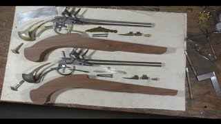 Building Flintlock Pistols 1 [upl. by Ilahsiav508]