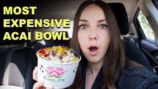 I Got the Most Expensive Acai Bowl in Los Angeles [upl. by Fe671]