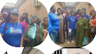 Foluso Omosebi Care Foundation give aid to the needy in Alimosho area of Lagos State [upl. by Norred]