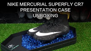 Unboxing Cristiano Ronaldo Football Boots  Nike Mercurial Superfly CR7 Presentation Case [upl. by Iana164]