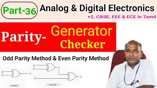 Parity Generator and Parity Checker in tamil [upl. by Kauffman]