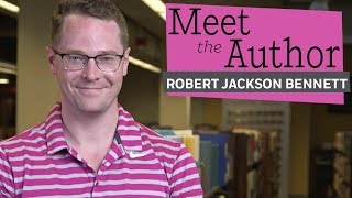 Meet the Author Robert Jackson Bennett FOUNDRYSIDE [upl. by Nospmoht]