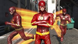 GTA 5 Mods  THE FLASH MOD 20 w PHASE ABILITY GTA 5 Flash Mod 20 Gameplay GTA 5 Mods Gameplay [upl. by Loreen]