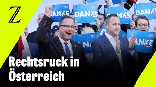 Rechtsruck in Österreich FPÖ bei Parlamentswahl stärkste Kraft [upl. by Barimah]