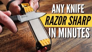 How to Sharpen ANY Knife RAZOR Sharp with Work Sharp Field Sharpener [upl. by Lenno736]