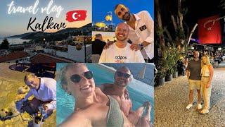 Kalkan  Turkey Travel Vlog July 2024  Cave Swimming I Beach Club I Samira Exclusive [upl. by Dallman]