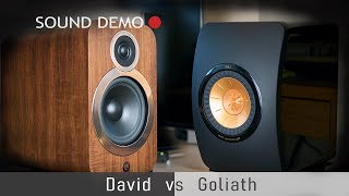 Q Acoustics 3030i vs KEF LS50 SOUND DEMO [upl. by Yolanthe687]