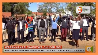 Wafanyikazi wa chuo kikuu cha Moi wafutwa [upl. by Cynth]