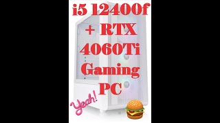 i5 12400f  RTX 4060Ti Gaming PC  LIVE PC BUILD [upl. by Candide]