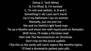 Tech N9ne  Twisted  LyricsOnScreen [upl. by Boeschen757]