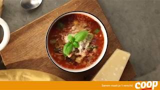 Snelle minestrone met veel groenten  Variatietip  Coop [upl. by Egdamlat739]