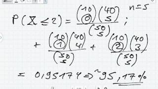 Approximation der Hypergeometrischen Verteilung mit der Binomialverteilung Wahrscheinlichkeitsrechn [upl. by Nosrettap31]
