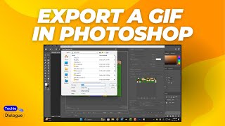 How to Export a GIF in Photoshop [upl. by Bower]