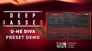 Uhe Diva Deep Basses Preset Walkthrough Essential Bass Presets [upl. by Em]