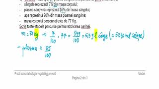 Rezolvare subiect de Bac Biologie vegetală și animală model nou 2022 [upl. by Llenyaj]