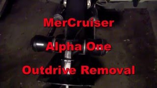 MerCruiser Outdrive Removal and installation tips [upl. by Zetana204]