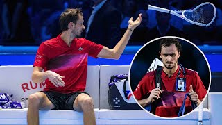 Daniil Medvedev Shocks Fans with ATP Finals Quit Threat After Heated Outburst [upl. by Merriam959]