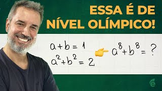 PRODUTOS NOTÁVEIS nível olímpico qual é o valor de a⁸b⁸ [upl. by Naharba]