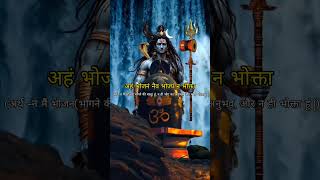 Nirvana Shatakam  निर्वाण षटकम  Har Har Mahadev Status 🔱🚩 harharmahadev mahakal mantra shorts [upl. by Kirred652]