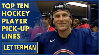 Top Ten Hockey Player PickUp Lines  Letterman [upl. by Ailana]