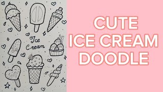 Cute Doodle Art  Easy StepbyStep Tutorial For Beginners [upl. by Kiefer]