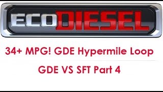 34MPG Ram EcoDiesel GDE HyperMile loop  SFT vs GDE Part 4 [upl. by Cuthbert]