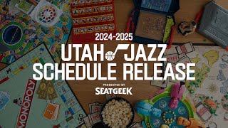 GAME ON 🎲 🗓️ 202425 SCHEDULE RELEASE  UTAH JAZZ [upl. by Byers]