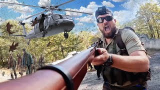 Airsoft ZOMBIE Helicopter Drops [upl. by Fusco]