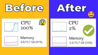 Fix CPU 100 Usage Windows Tech windows10 [upl. by Vite]