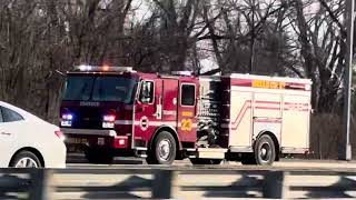 Teaneck FD Fire Truck Responding in Leonia NJ [upl. by Felicdad]