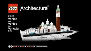 LEGO Instructions  Architecture  21026  Venice  Skylines [upl. by Cleaves]