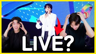 BTS JUNG KOOK  Seven feat Latto Encore Fancam KOREAN REACTION 😱😱 [upl. by Bibbie746]