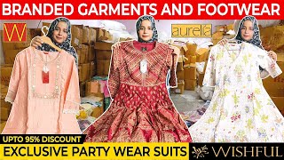 ORIGINAL BRANDED SURPLUS LADIES GARMENTS AND FOOTWEAR WAREHOUSE  FRESH STOCK LOT  MARV INDIA [upl. by Suchta680]