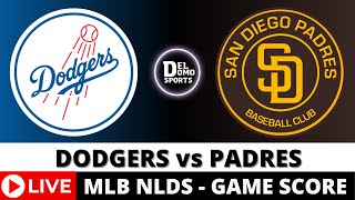 LOS ANGELES DODGERS VS SAN DIEGO PADRES LIVE ⚾️ NLDS Game 4 MLB Game Score PlaybyPlay OCT 9 2024 [upl. by Ynhoj]