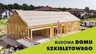 Budowa domu szkieletowego do stanu deweloperskiego [upl. by Llerrem116]