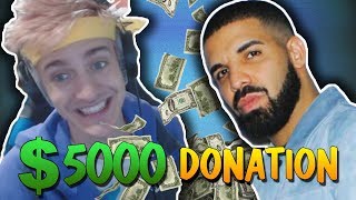 DRAKE DONATES 5000 TO NINJA  Fortnite Daily Highlights 49  Best Win Moments  DayClip [upl. by Iana680]