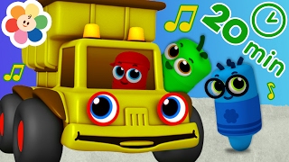 Learn Colors With Color Crew and Color Trucks  Colors For Kids  BabyFirst TV [upl. by Lilli]