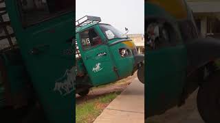 GREEN ALFA Plus Autorickshaw 3 Wheeler Stunts shorts crazyautowala auto [upl. by Niattirb657]