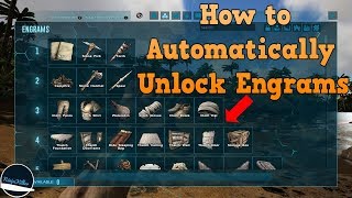 How to make Engrams Automatically unlock Engrams on your Ark Nitrado Server Ninjakiller [upl. by Nivle]