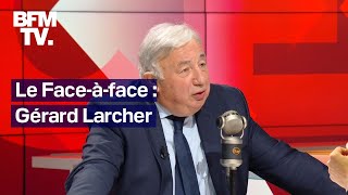 quotEmmanuel Macron nous a mis dans le pétrinquot linterview de Gérard Larcher en intégralité [upl. by Foscalina]