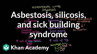 Asbestosis silicosis sick building syndrome  NCLEXRN  Khan Academy [upl. by Dorolice]