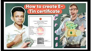 Create an ETin certificate in an easy way 2024 By TechnicalYousuf [upl. by Magnuson638]