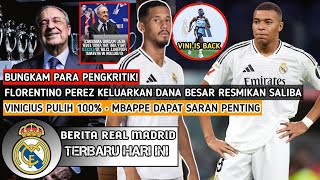 RESMI 99❗Perez Akhirnya Keluarkan Dana Besar Resmikan Saliba✅Vinicius Pulih😍Mbappe Dapat Saran🔥 [upl. by Nager831]