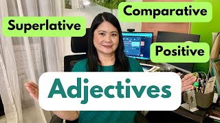 Adjectives  Positive Comparative amp Superlative Degrees [upl. by Aivad]