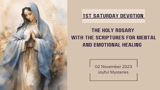 02 December 2023 1st Saturday Devotion Holy RosaryJoyful Mysteries [upl. by Onek]