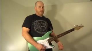 John SUHR S1 Cactus Green Pro Series Guitar demo  Dave Phillips [upl. by Macario]