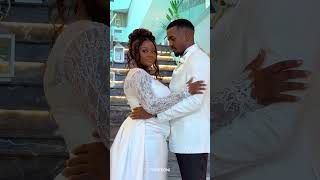 Olushola amp Tolulope in their white wedding fit 😍 torelentlesslove nigerianwedding [upl. by Erlin]