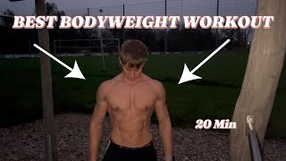 20 MIN BODYWEIGHT WORKOUT FORMCHECK AM ENDE [upl. by Shayna]