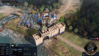 Age of Empires 4 Blockade at Lumen Shan Walkthrough Mongols Gameplay and Hard Difficulty [upl. by Reteid321]